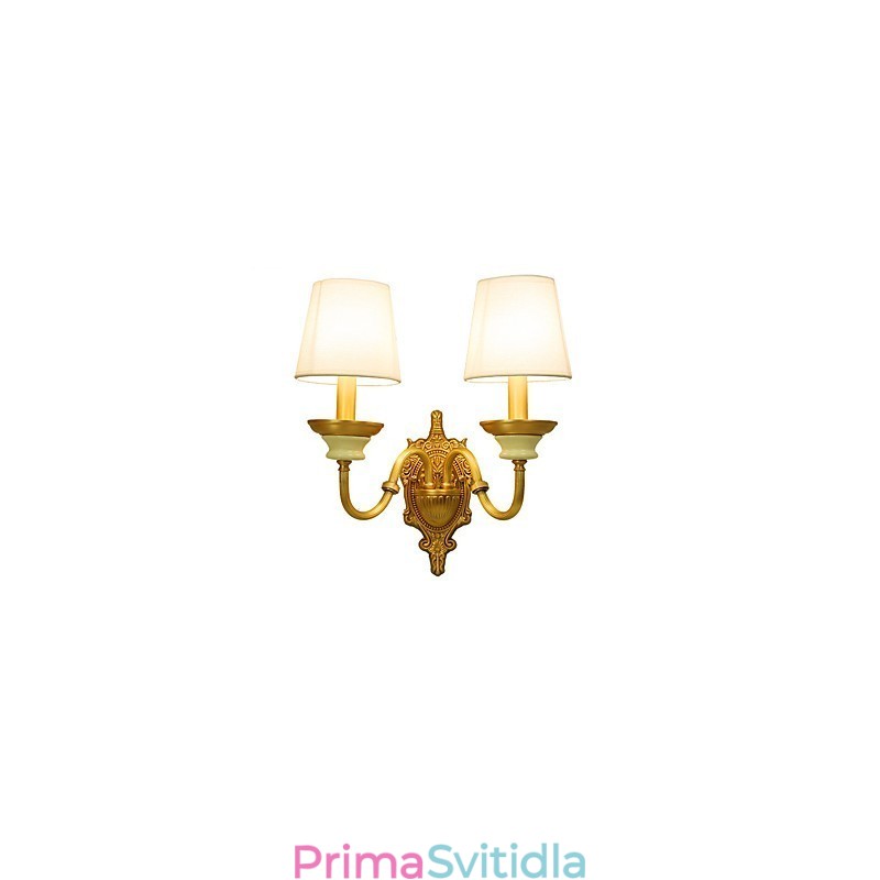 Jednoduchá venkovská tradiční klasická mosazná funkce pro nástěnné svítidlo s uplight nástěnným svítidlem v mini stylu