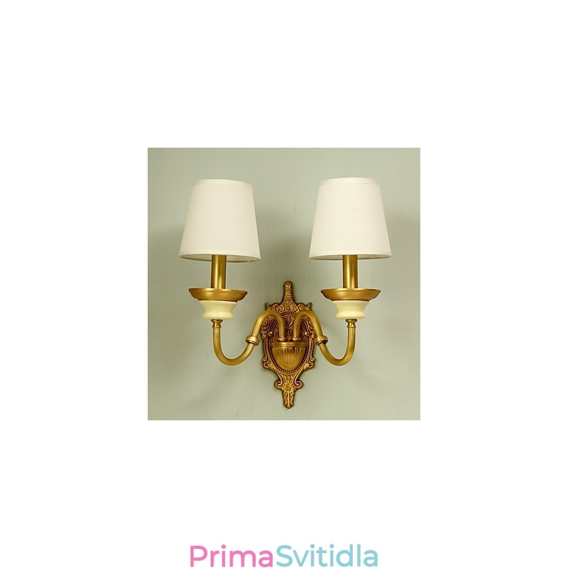 Jednoduchá venkovská tradiční klasická mosazná funkce pro nástěnné svítidlo s uplight nástěnným svítidlem v mini stylu