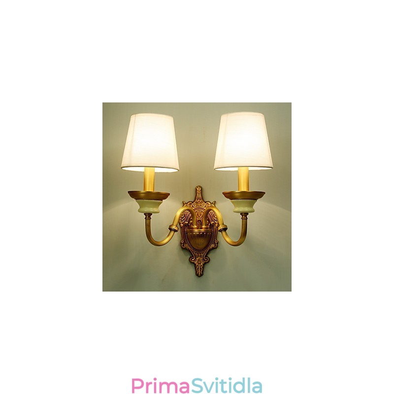 Jednoduchá venkovská tradiční klasická mosazná funkce pro nástěnné svítidlo s uplight nástěnným svítidlem v mini stylu