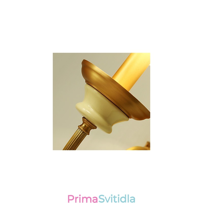 Jednoduchá venkovská tradiční klasická mosazná funkce pro nástěnné svítidlo s uplight nástěnným svítidlem v mini stylu