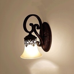 Hotel Lobby Nástěnná lampa Ložnice Evropská nástěnná lampa Kreativní Obývací pokoj Lampa Dekorace Retro nástěnná lampa do chodby