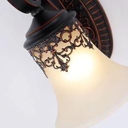 Hotel Lobby Nástěnná lampa Ložnice Evropská nástěnná lampa Kreativní Obývací pokoj Lampa Dekorace Retro nástěnná lampa do chodby