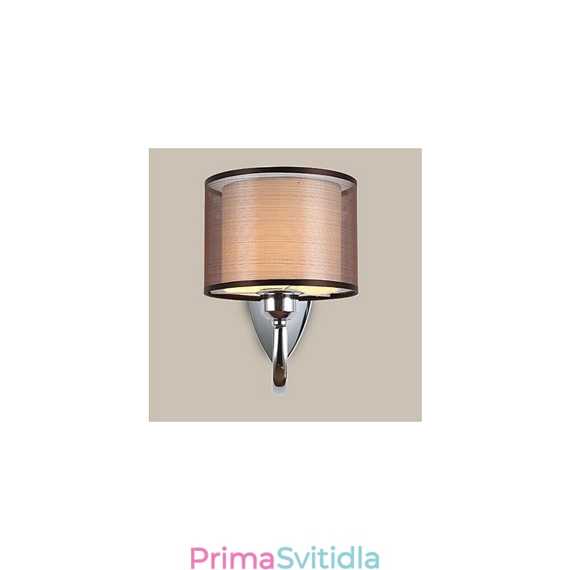 Vintage galvanicky pokovené nástěnné nástěnné svítidlo Downlight