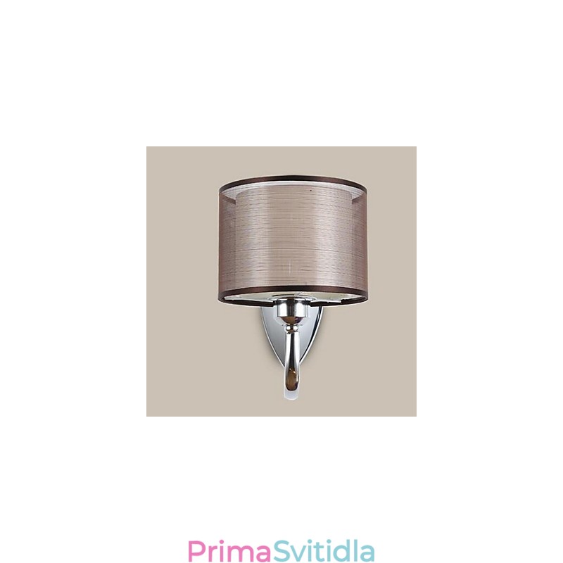 Vintage galvanicky pokovené nástěnné nástěnné svítidlo Downlight