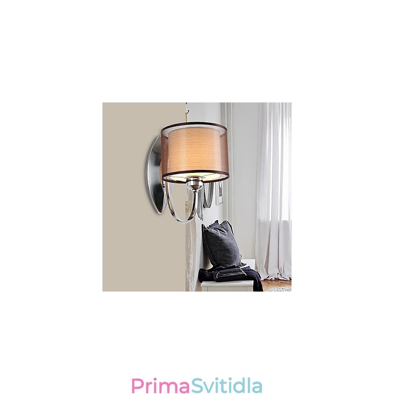 Vintage galvanicky pokovené nástěnné nástěnné svítidlo Downlight