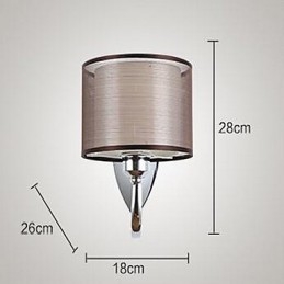 Vintage galvanicky pokovené nástěnné nástěnné svítidlo Downlight