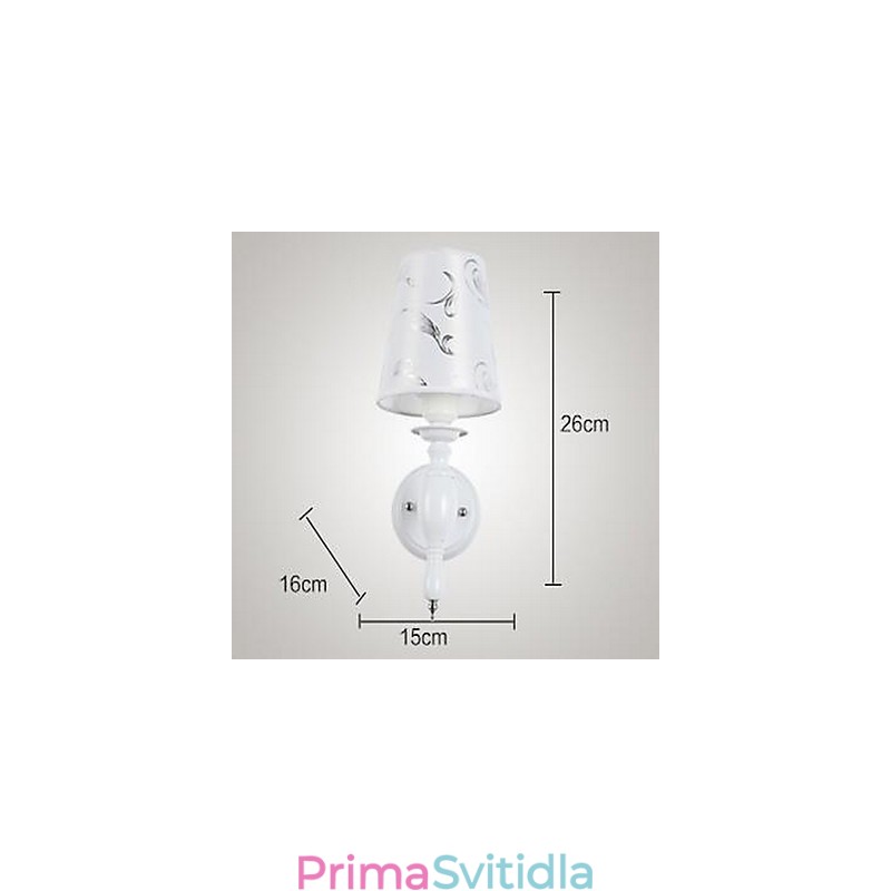 Moderní moderní galvanicky pokovené nástěnné svítidlo Uplight Wall Sconces