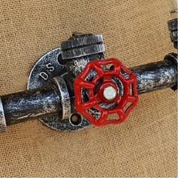 Retro průmyslový spínač větru Nástěnná lampa Láhev na vodu Nástěnné světlo Jantarové