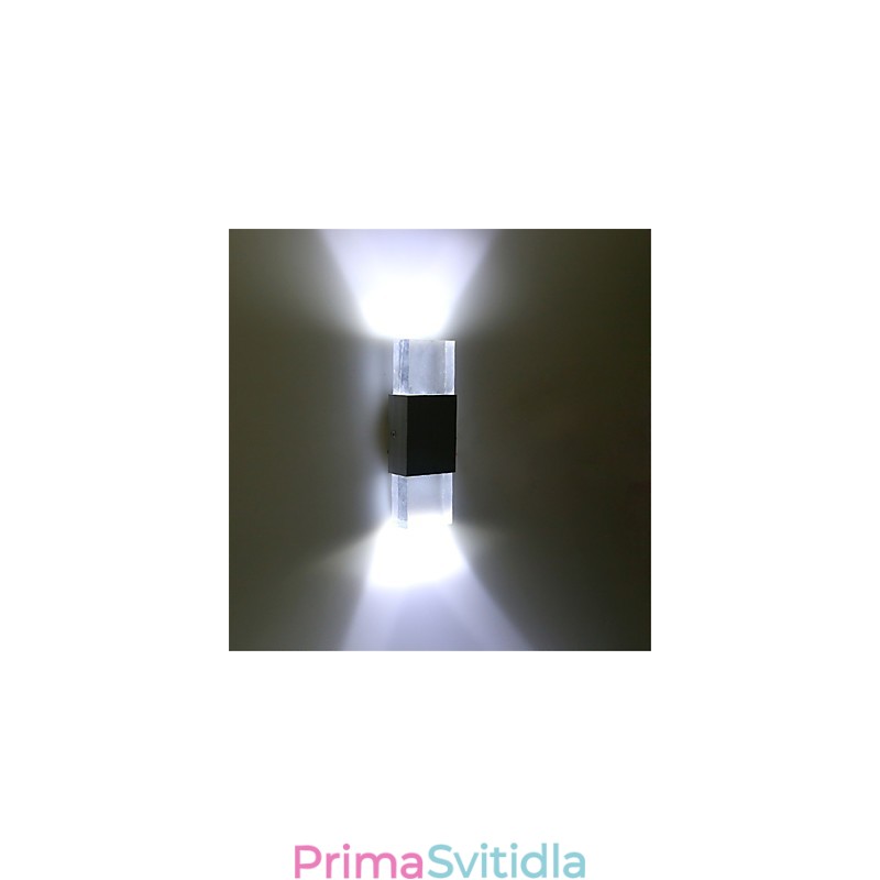 Zásuvka pro 6 zářivek Moderní současná lesklá funkce pro okolní světlo Nástěnné nástěnné svítidlo