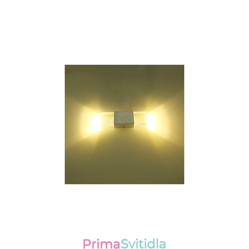 Zásuvka pro 6 zářivek Moderní současná lesklá funkce pro okolní světlo Nástěnné nástěnné svítidlo