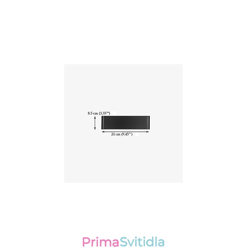 Nástěnné svícny moderní současné kovové 24cm