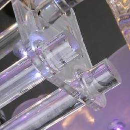 Moderní moderní křišťálové galvanizované sklo zapuštěná montáž