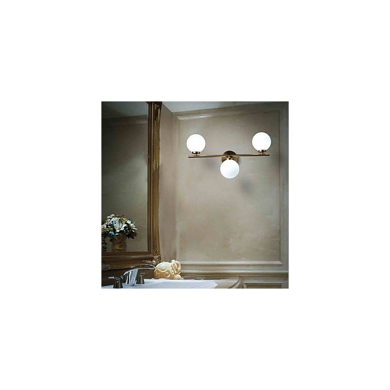 Skleněná nástěnná lampa Moderní současná bronzová funkce pro nástěnné svítidlo v mini stylu uplight