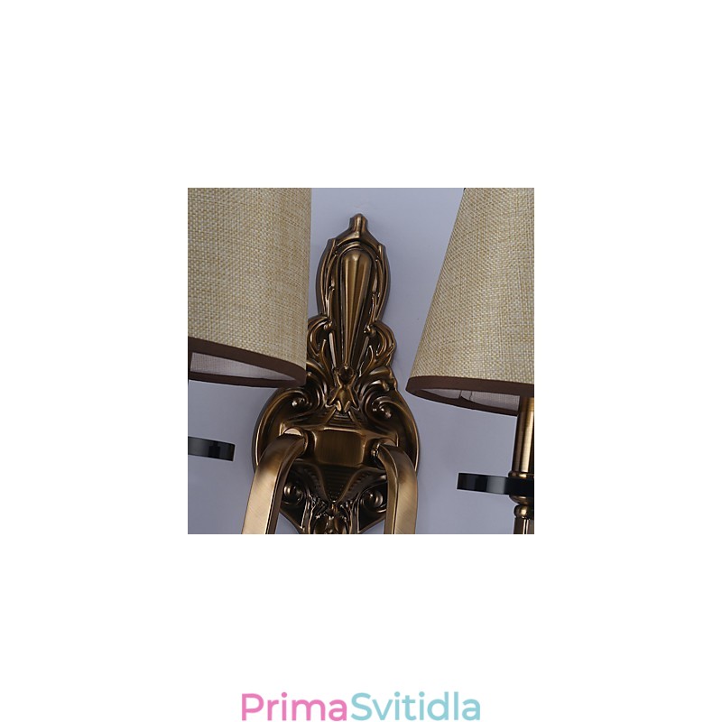 Tradiční klasická galvanicky pokovená funkce pro ochranu zraku Nástěnné svítidlo se spodním osvětlením