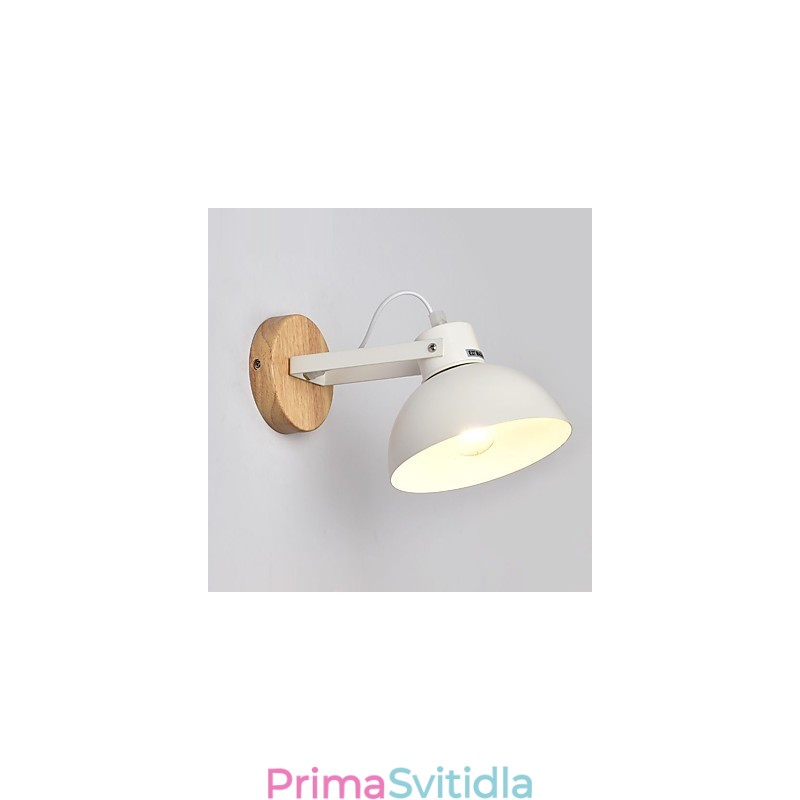 Vintage dřevo Kov ve stylu art deco Rustikální nástěnné svítidlo Obývací pokoj Jídelna Chodba Nástěnná lampa Černá Bílá Volitelné