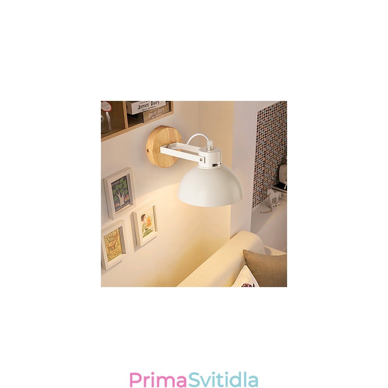 Vintage dřevo Kov ve stylu art deco Rustikální nástěnné svítidlo Obývací pokoj Jídelna Chodba Nástěnná lampa Černá Bílá Volitelné