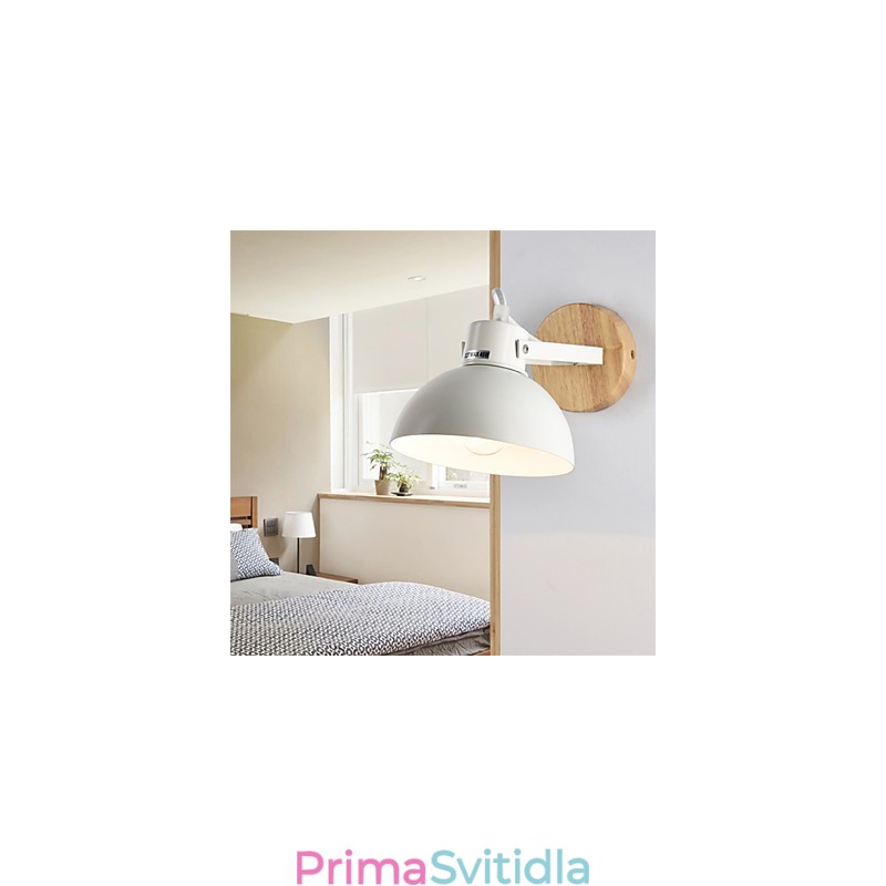 Vintage dřevo Kov ve stylu art deco Rustikální nástěnné svítidlo Obývací pokoj Jídelna Chodba Nástěnná lampa Černá Bílá Volitelné