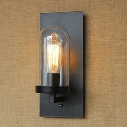 Kreativní moderní minimalistický Restaurant Bar Schody do americké venkovské uličky Edison nástěnná lampa s jedním sklem