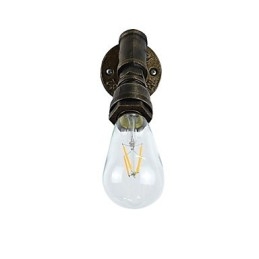 Nástěnné světlo Nástěnné svítidla Nástěnné železo Nástěnná lampa Němá černá lampa se světelným mečem na zdi