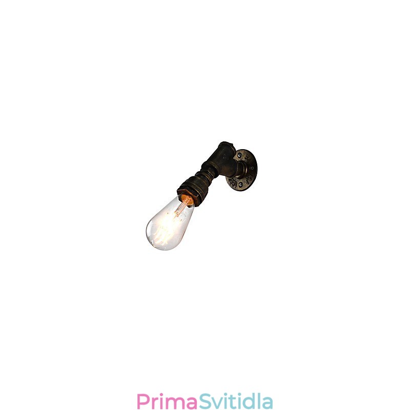 Nástěnné světlo Nástěnné svítidla Nástěnné železo Nástěnná lampa Němá černá lampa se světelným mečem na zdi