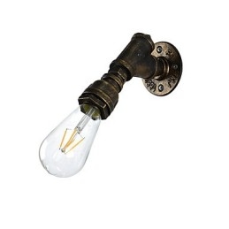 Nástěnné světlo Nástěnné svítidla Nástěnné železo Nástěnná lampa Němá černá lampa se světelným mečem na zdi