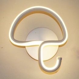 Moderní minimalistická lampa Ložnice Chodby s lampičkou Hotel Projektové osvětlení Hliníková kruhová nástěnná lampa