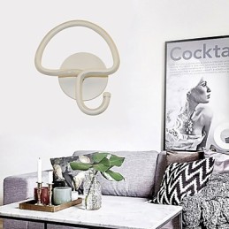 Moderní minimalistická lampa Ložnice Chodby s lampičkou Hotel Projektové osvětlení Hliníková kruhová nástěnná lampa