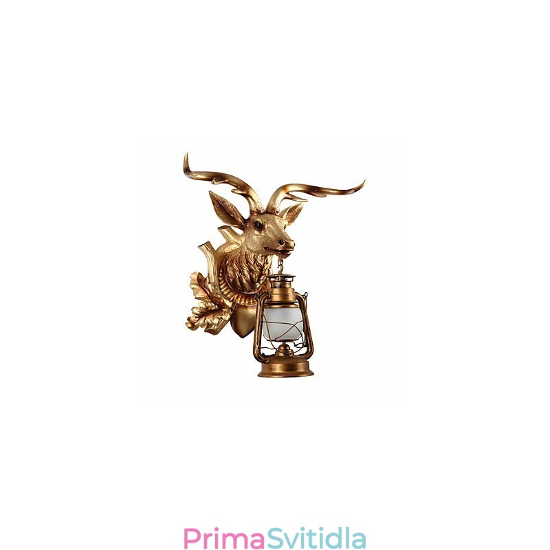 Moderní současná tradiční klasická rustikální malba Lodge pro okolní světlo v mini stylu