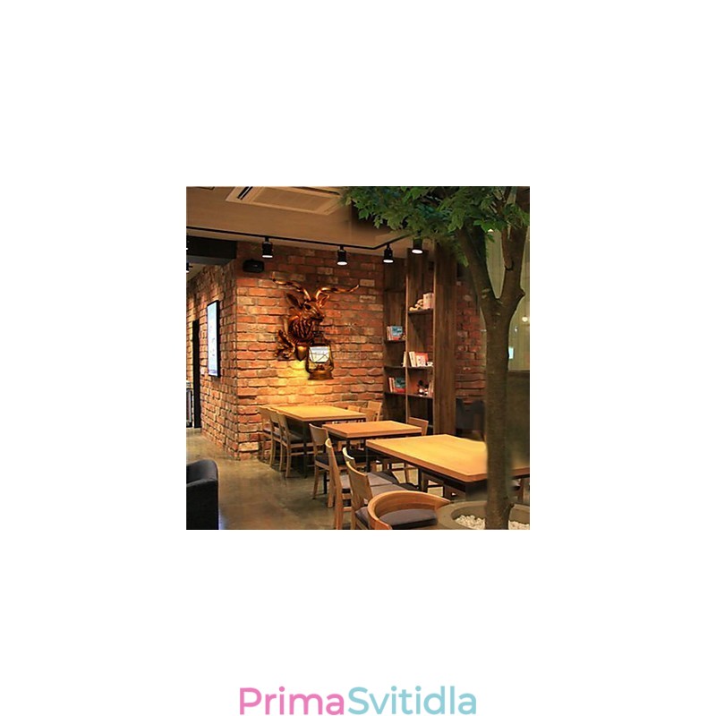 Moderní současná tradiční klasická rustikální malba Lodge pro okolní světlo v mini stylu