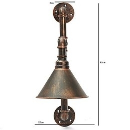 Nástěnná svítidla na vodní dýmku Retro průmyslový styl Kreativní Country Metal Restaurace Kavárna Bary Barový stůl Nástěnné svítidla