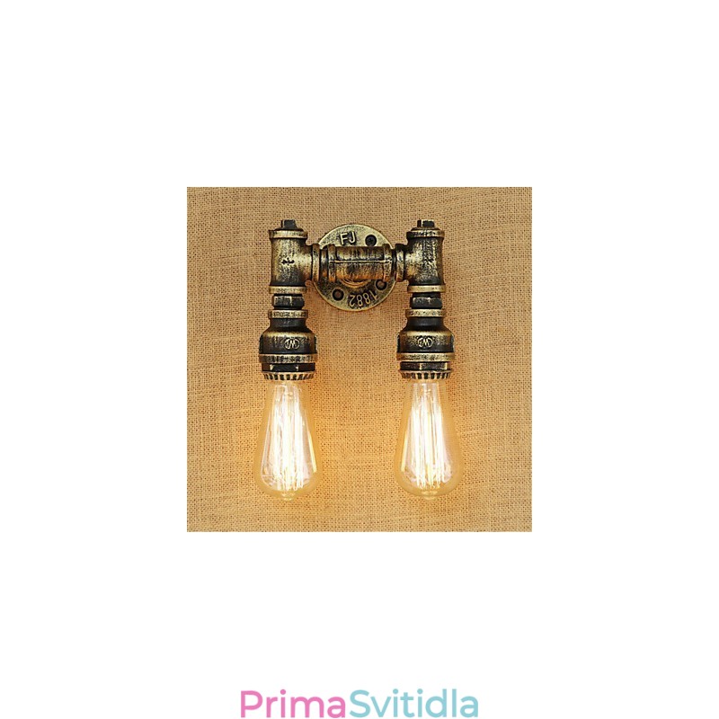 Funkce retro malby Rustic Lodge Country pro nástěnné nástěnné svítidla v mini stylu