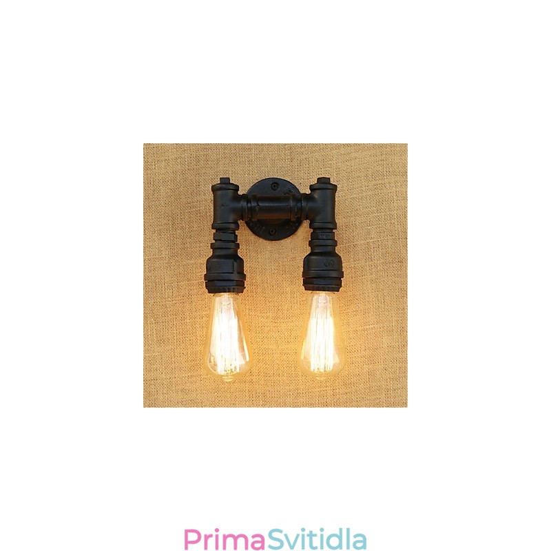 Funkce retro malby Rustic Lodge Country pro nástěnné nástěnné svítidla v mini stylu