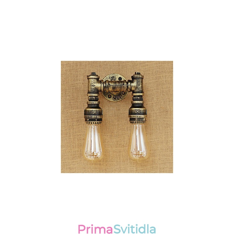 Funkce retro malby Rustic Lodge Country pro nástěnné nástěnné svítidla v mini stylu
