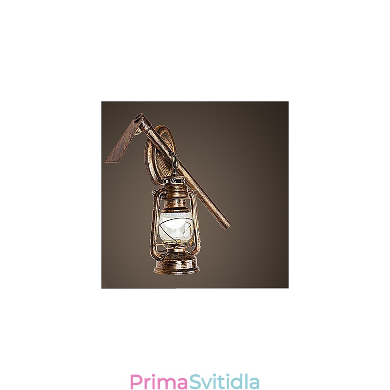 Nástěnné svítidlo s rustikálním domem pro nástěnné svítidlo v mini stylu Uplight C