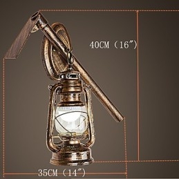 Nástěnné svítidlo s rustikálním domem pro nástěnné svítidlo v mini stylu Uplight C