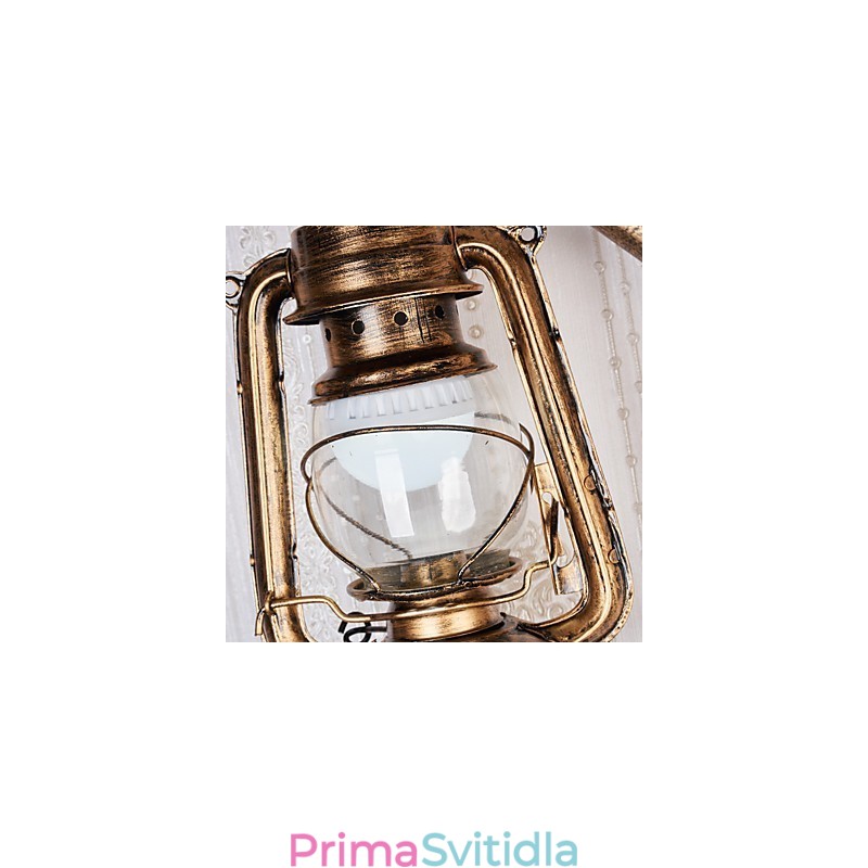 Nástěnné svítidlo s rustikálním domem pro nástěnné svítidlo v mini stylu Uplight C