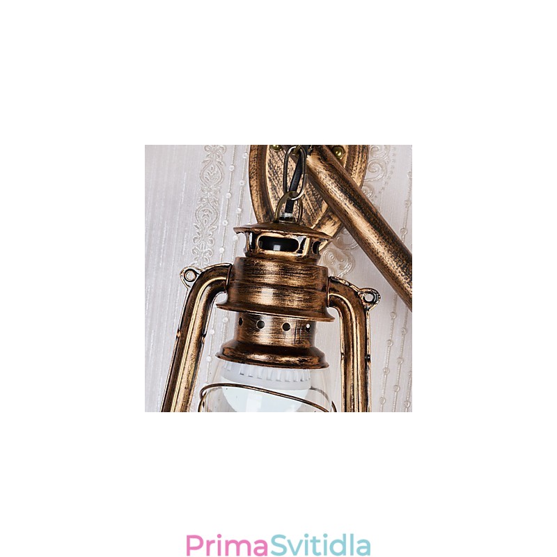 Nástěnné svítidlo s rustikálním domem pro nástěnné svítidlo v mini stylu Uplight C