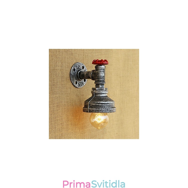 Funkce country retro malby pro nástěnné svítidlo s okolním světlem