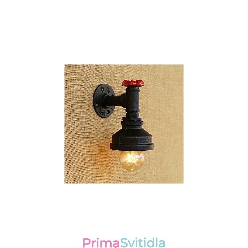 Funkce country retro malby pro nástěnné svítidlo s okolním světlem