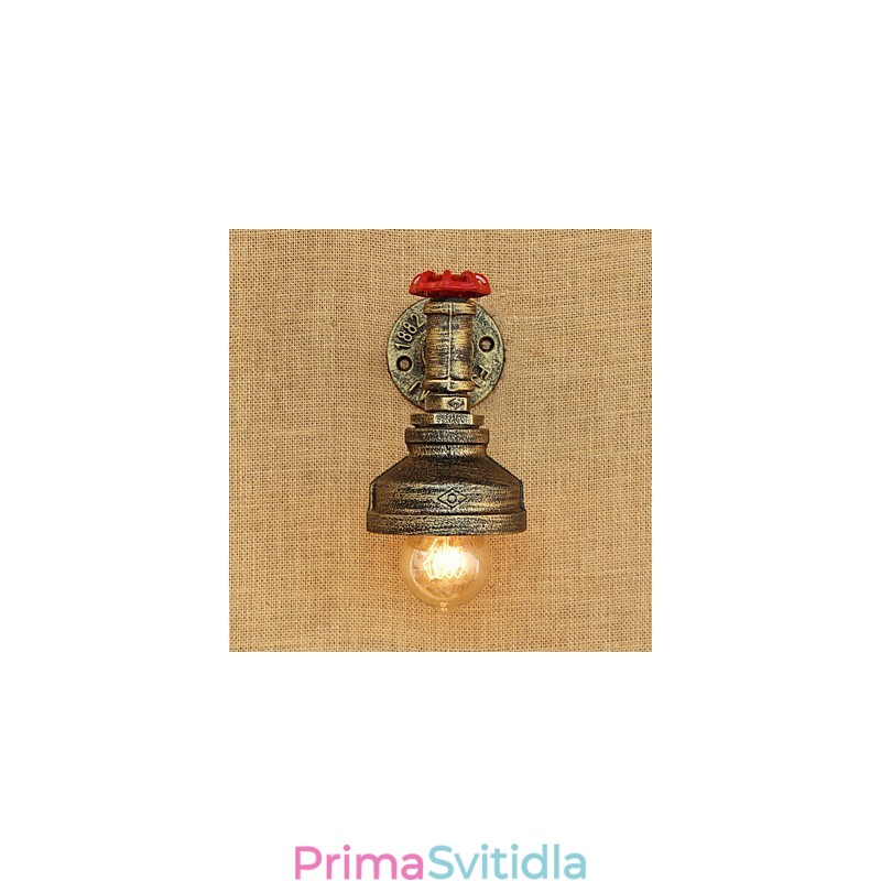 Funkce country retro malby pro nástěnné svítidlo s okolním světlem