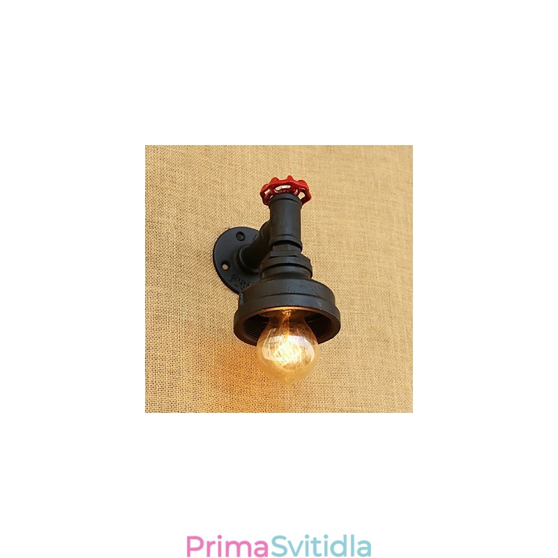 Funkce country retro malby pro nástěnné svítidlo s okolním světlem