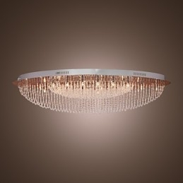 Moderní moderní křišťálový chromový kovový zapuštěný držák