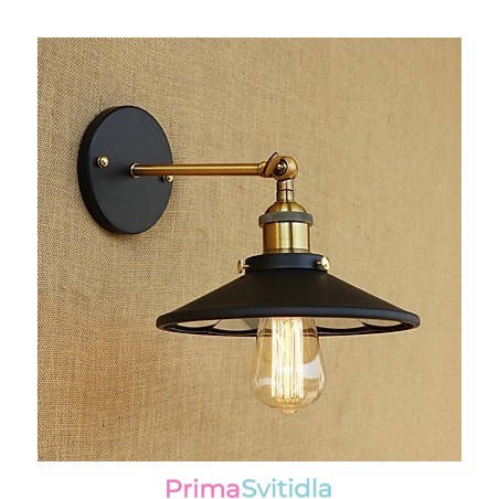 Funkce country retro malby pro nástěnné svítidlo s okolním osvětlením v mini stylu