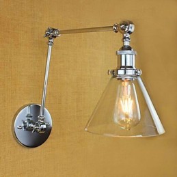 Country Retro galvanizovaná funkce pro světla s otočným ramenem ochrany očí ve stylu mini