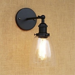 Funkce country retro malby pro ochranu zraku v mini stylu Nástěnné svítidla s okolním světlem