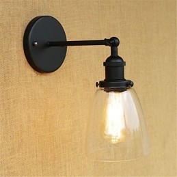Funkce country retro malby pro ochranu zraku v mini stylu Nástěnné svítidla s okolním světlem