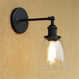 Funkce country retro malby pro ochranu zraku v mini stylu Nástěnné svítidla s okolním světlem