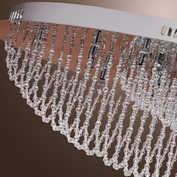 Moderní moderní křišťálový chromový kovový zapuštěný držák