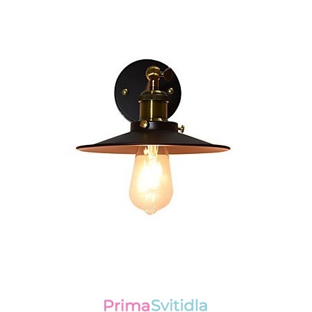 Paint Single Wall Iron Wall Lamp Němá černá lampa se světelným mečem na zdi Paint Single Wall Iron Wall Lamp Němá černá lampa se světelným mečem na zdi