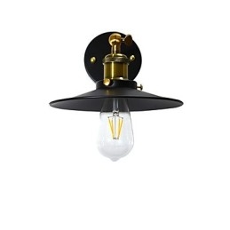 Paint Single Wall Iron Wall Lamp Němá černá lampa se světelným mečem na zdi